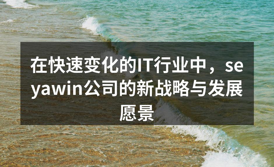 在快速变化的IT行业中，seyawin公